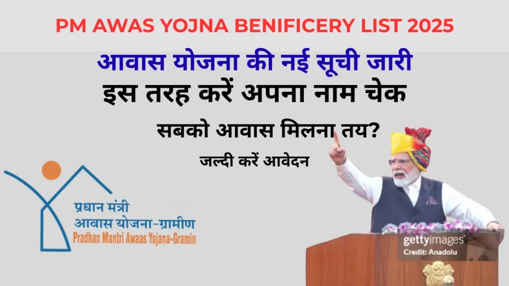 PM Awas Yojana Beneficiary List 2025